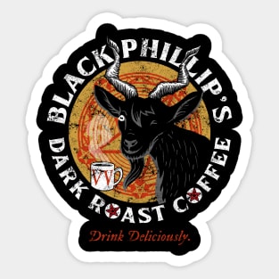 Black Phillip Coffee Sticker